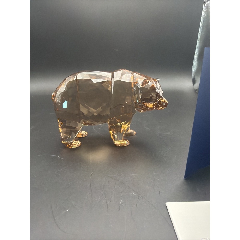 Swarovski SCS 2017 Arcadia Bear 5229215 Sunray Crystal Box COA Retired